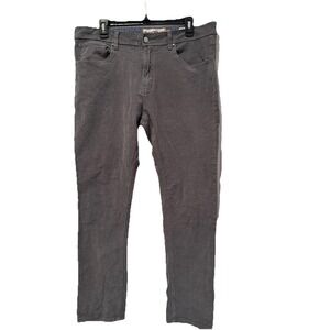 MEN'S TAILOR VINTAGE 36X28‎ SMART CORDUROY PANT GRAY CANAAN SLIM COMFORT *READ*